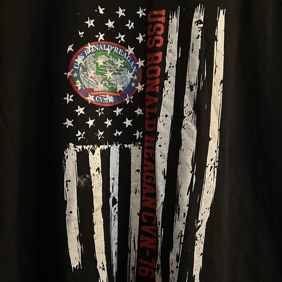 USS Ronald Reagan t-shirt. Size XXL. Good condition. - Picture 2 of 3